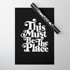 This Must Be The Place - Black & White Wrapping Paper Gallery Image 1