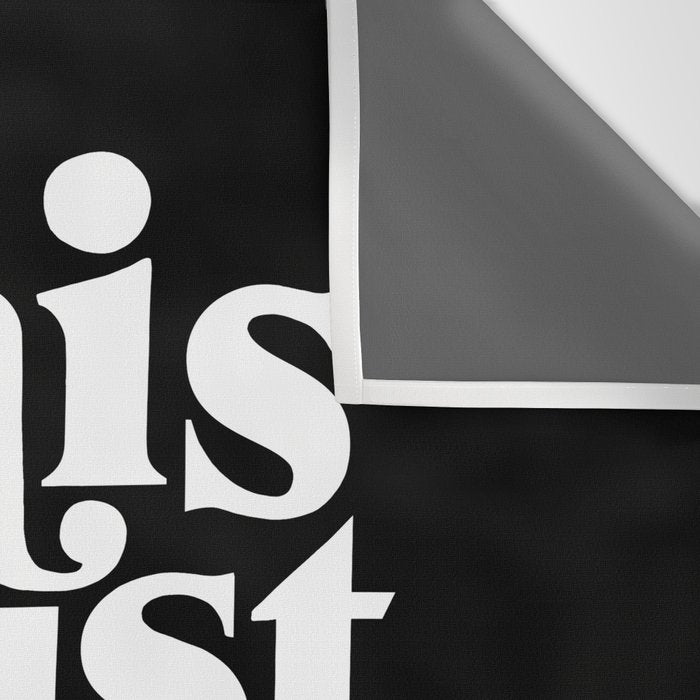 This Must Be The Place - Black & White Wall Tapestry Gallery Image 3