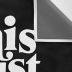 This Must Be The Place - Black & White Wall Tapestry Gallery Image 3
