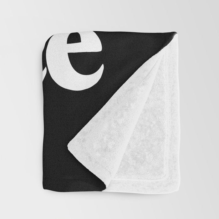 This Must Be The Place - Black & White Throw Blanket Gallery Image 3