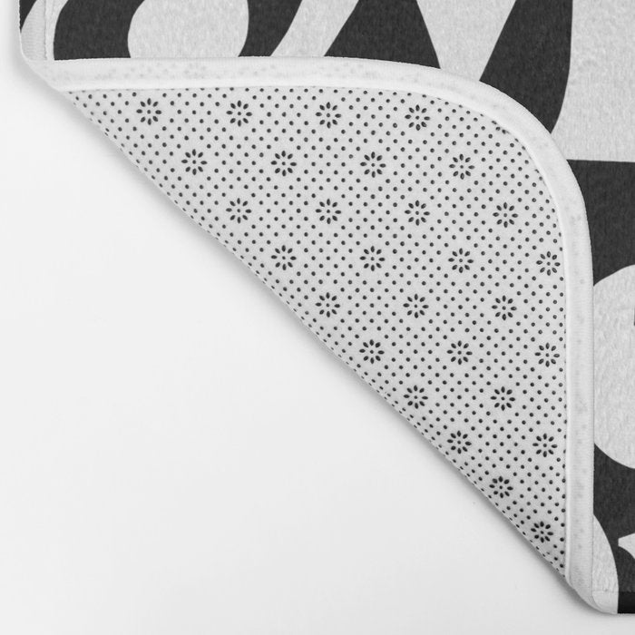 This Must Be The Place - Black & White Bath Mat Gallery Image 2