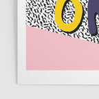 Check it - good vibes happy smiles fun modern memphis throwback art 1980's 80's 80s 1980s 1980 neon  Poster Gallery Image 3