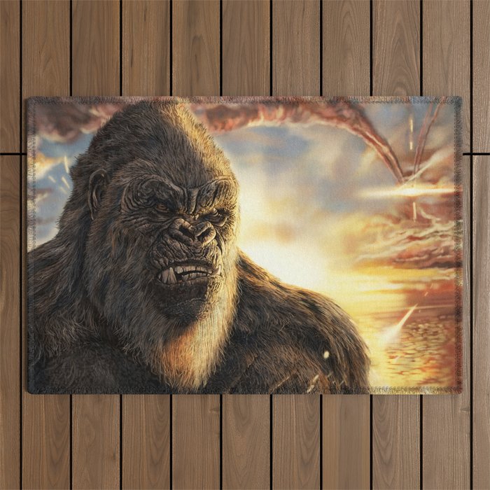 Godzilla Series - Kong Outdoor Rug Gallery Image 1