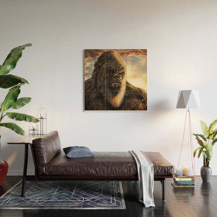Godzilla Series - Kong Wood Wall Art Gallery Image 2