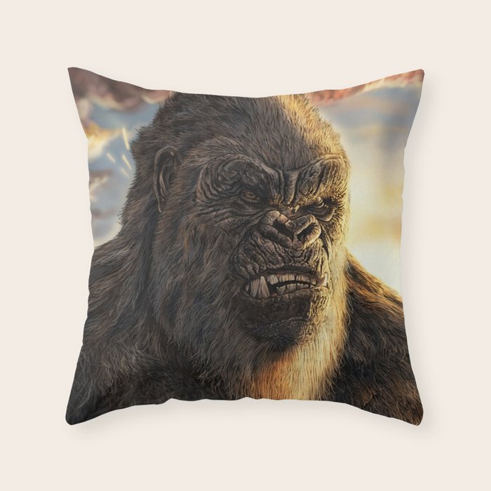 Godzilla Series - Kong Throw Pillow Gallery Image 6