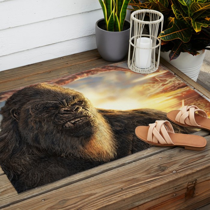 Godzilla Series - Kong Outdoor Rug Gallery Image 2