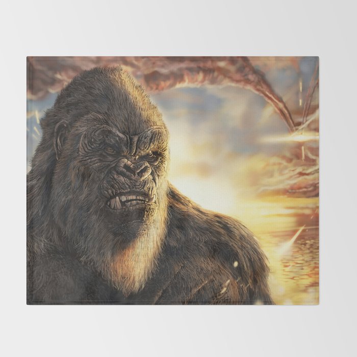 Godzilla Series - Kong Throw Blanket Gallery Image 2