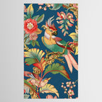 Antique French Chinoiserie in Blue Tablecloth Gallery Image 2