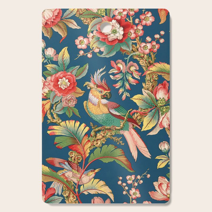 Antique French Chinoiserie in Blue Cutting Board Gallery Image 1