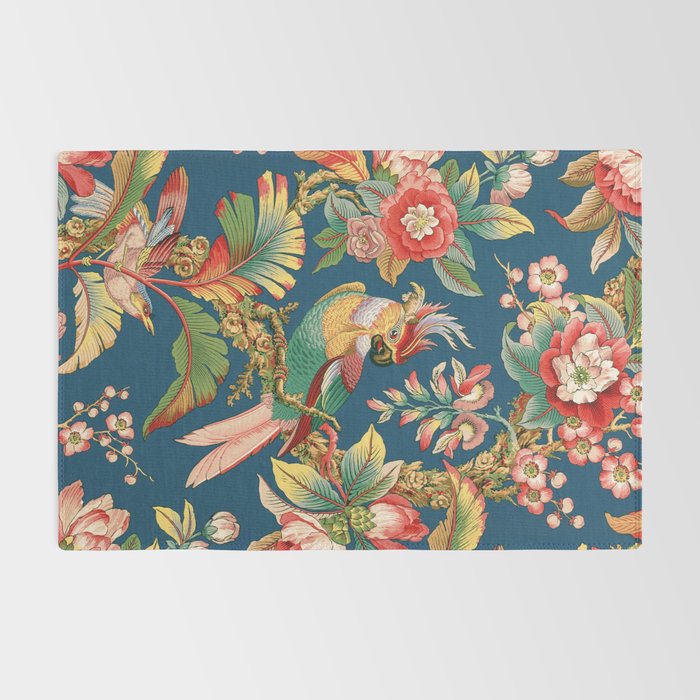 Antique French Chinoiserie in Blue Rug Gallery Image 2