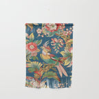 Antique French Chinoiserie in Blue Wall Hanging Gallery Image 1