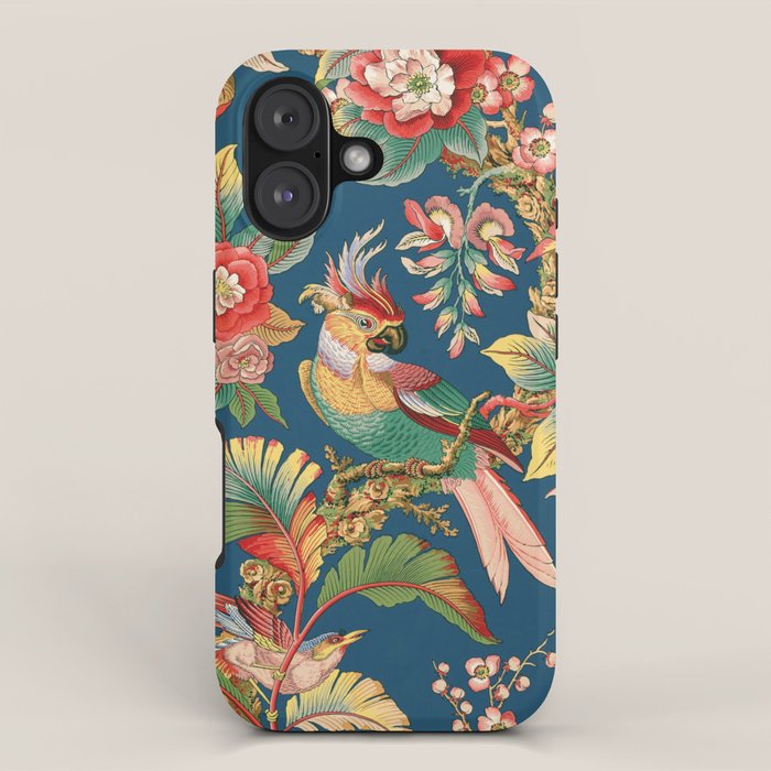 Antique French Chinoiserie in Blue iPhone Case Gallery Image 1