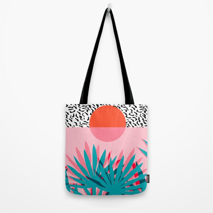 Whoa - palm sunrise southwest california palm beach sun city los angeles retro palm springs resort  Tote Bag Gallery Image 2