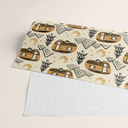 Little Camper - Cream, black, and gold Wrapping Paper Gallery Image 2