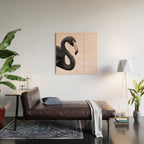 BLACK FLAMINGO Wood Wall Art Gallery Image 2