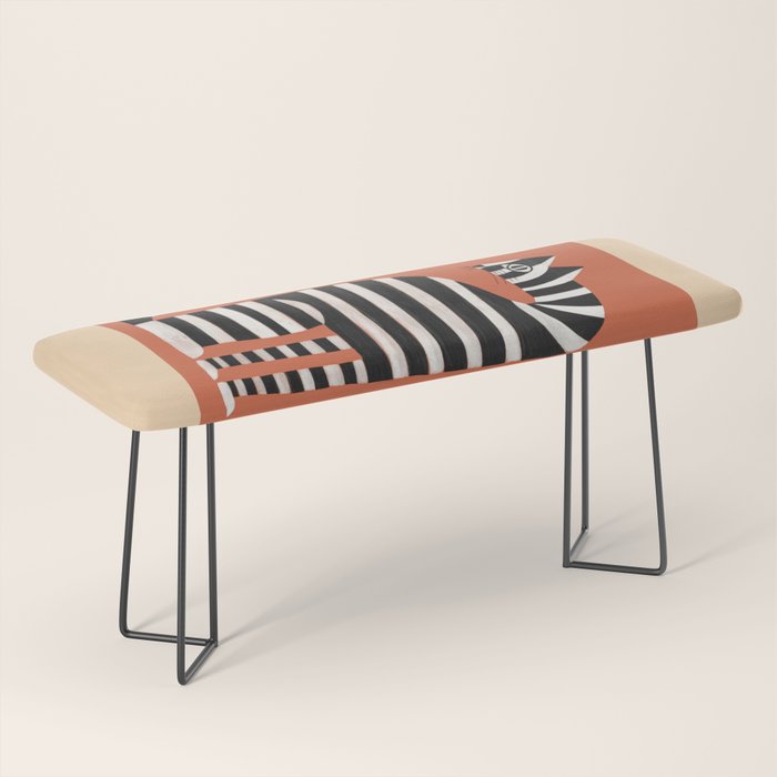 The Striped Cat II Bench Gallery Image 1