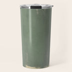 Minimal Abstract Green Colorfield Painting 01 Travel Mug Gallery Image 1