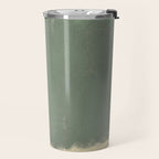 Minimal Abstract Green Colorfield Painting 01 Travel Mug Gallery Image 2