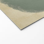 Minimal Abstract Green Colorfield Painting 01 Welcome Mat Gallery Image 2