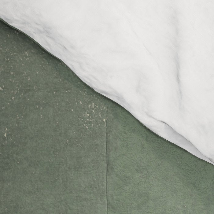 Minimal Abstract Green Colorfield Painting 01 Comforter Gallery Image 4