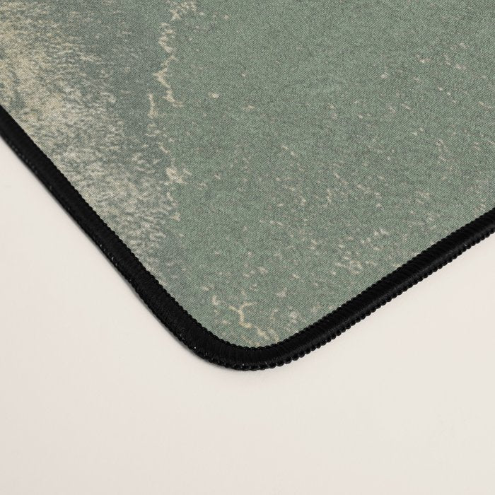 Minimal Abstract Green Colorfield Painting 01 Desk Mat Gallery Image 4