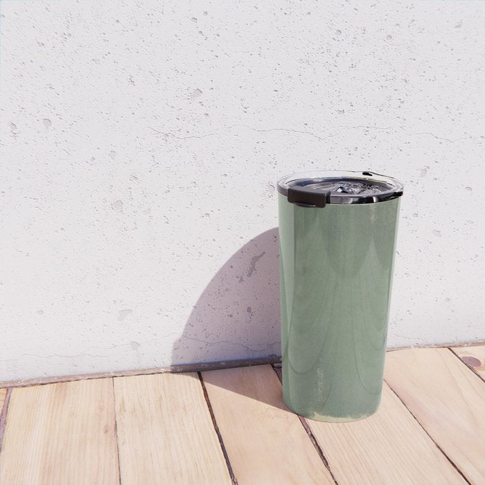 Minimal Abstract Green Colorfield Painting 01 Travel Mug Gallery Image 4