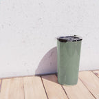 Minimal Abstract Green Colorfield Painting 01 Travel Mug Gallery Image 4