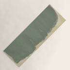Minimal Abstract Green Colorfield Painting 01 Yoga Mat Gallery Image 1