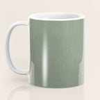 Minimal Abstract Green Colorfield Painting 01 Coffee Mug Gallery Image 3