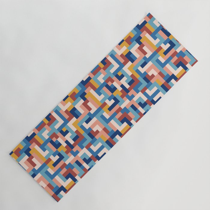 Boho M Tetris C Yoga Mat Gallery Image 1