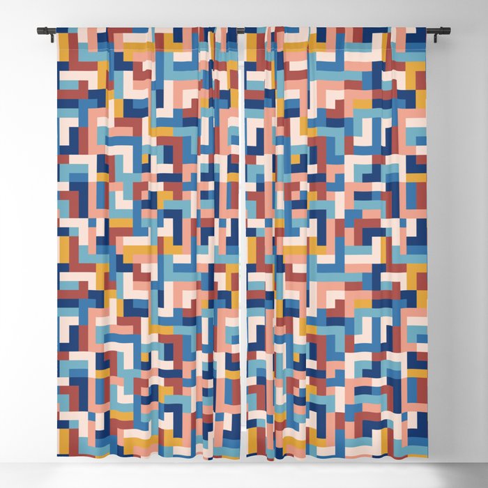 Boho M Tetris C Window Curtain Gallery Image 1