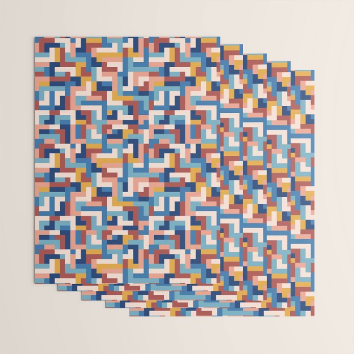 Boho M Tetris C Wrapping Paper Gallery Image 3