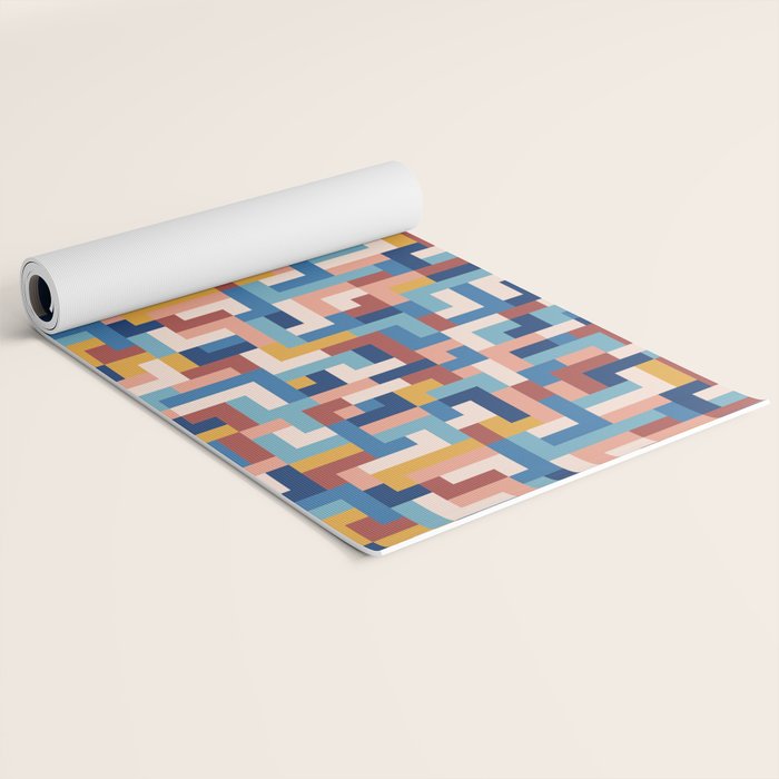 Boho M Tetris C Yoga Mat Gallery Image 2