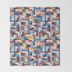 Boho M Tetris C Throw Blanket Gallery Image 2