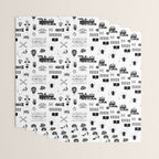 Railroad Symbols on White Wrapping Paper Gallery Image 3