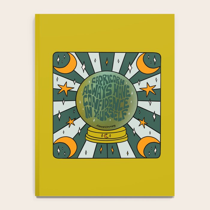Capricorn Crystal Ball Notebook Gallery Image 4