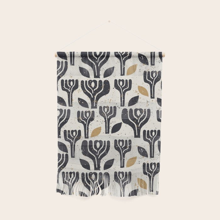 Scandinavian trees vintage structur Wall Hanging Gallery Image 1