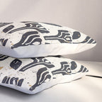 Scandinavian trees vintage structur Pillow Sham Gallery Image 3
