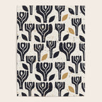 Scandinavian trees vintage structur Poster Gallery Image 4