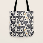 Scandinavian trees vintage structur Tote Bag Gallery Image 1