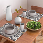 Scandinavian trees vintage structur Placemat Gallery Image 2