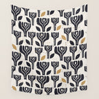 Scandinavian trees vintage structur Wall Tapestry Gallery Image 4