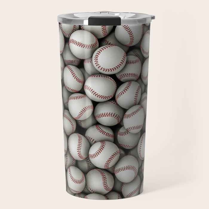 Baseballs Travel Mug Gallery Image 1