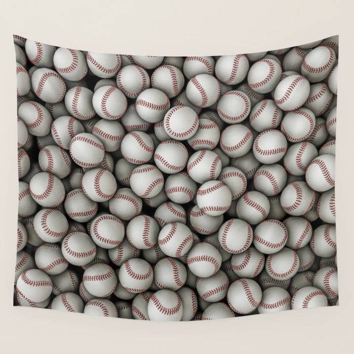 Baseballs Wall Tapestry Gallery Image 4