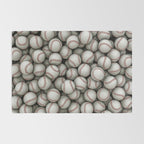 Baseballs Rug Gallery Image 2
