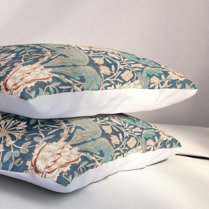 Honeysuckle by William Morris Pillow Sham Gallery Image 3