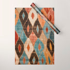 Rustic Shabby Moroccan Weave Wrapping Paper Gallery Image 1