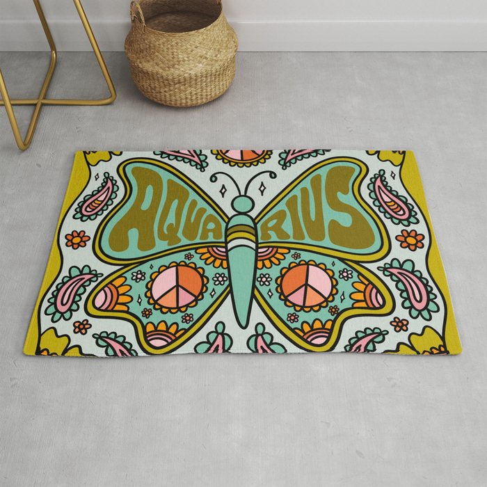 Aquarius Butterfly Rug Gallery Image 1