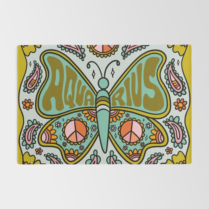 Aquarius Butterfly Rug Gallery Image 2
