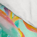 Birds Of Paradise Mint Comforter Gallery Image 4